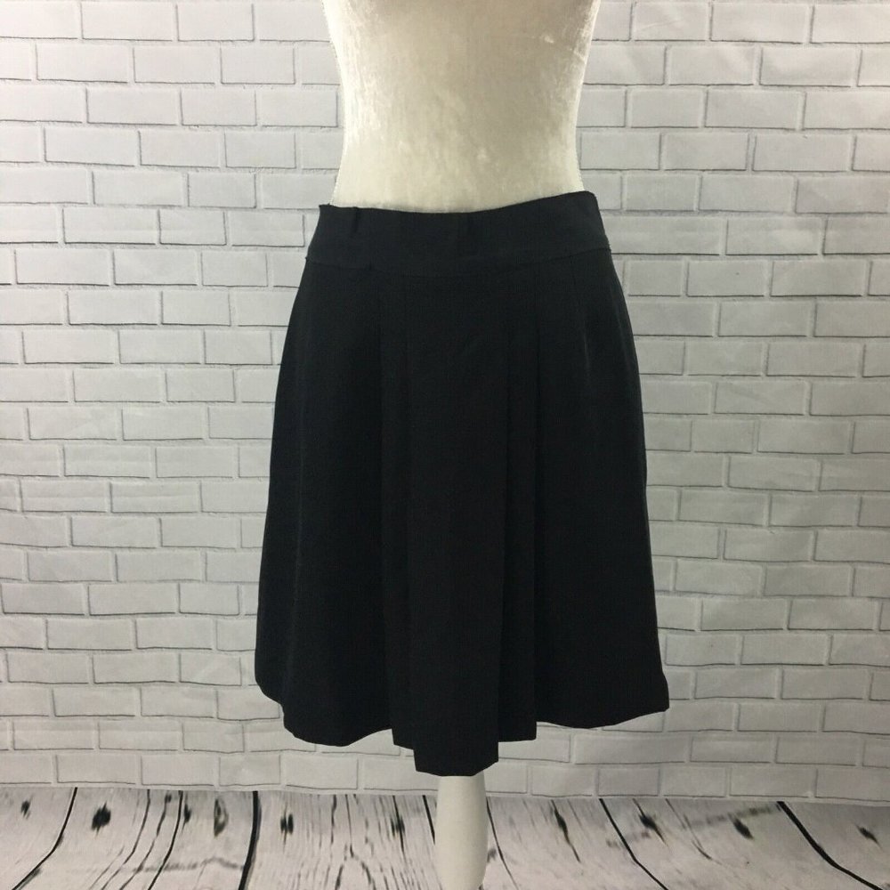 GAP Women's Skirt A-line Pleated Front Zipper Lined Career Work Office Size 10